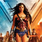 DC Comics Wonder Woman Main characters Poster Apple AirPods Pro Skin